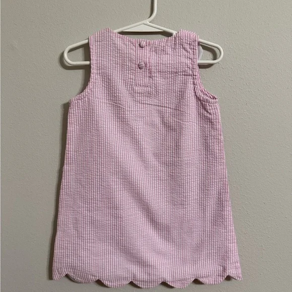 Mud Pie Pink Striped Dress with Collar - Picture 2 of 3